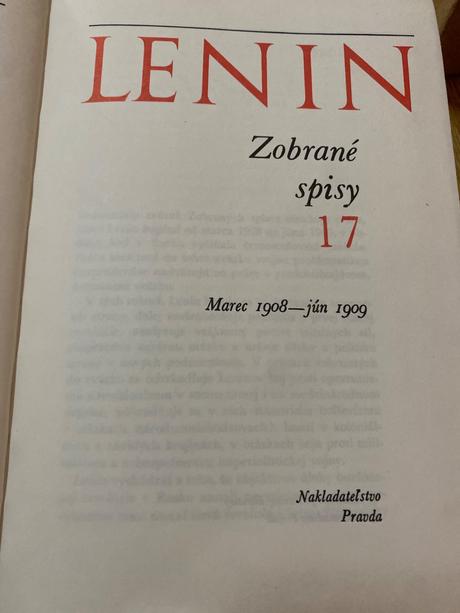 Kniha- lenin- zobrané spisy 17, 