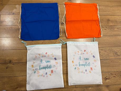 Látkové vaky - tašky, 