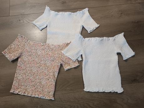 Krátke letné topy h&m, h&m,s