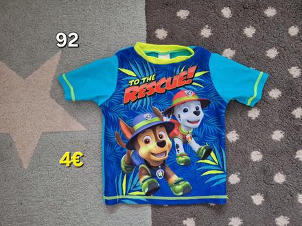 Uv tricko na kupanie 92 paw patrol, c&a,92
