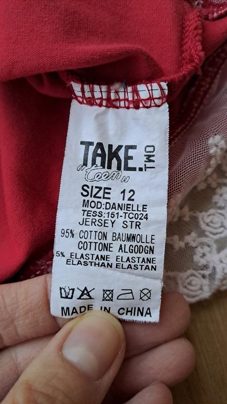 Bavlnené tričko take two teen, 152