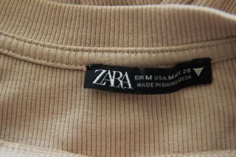 Béžové body tričko, zara m, zara,m
