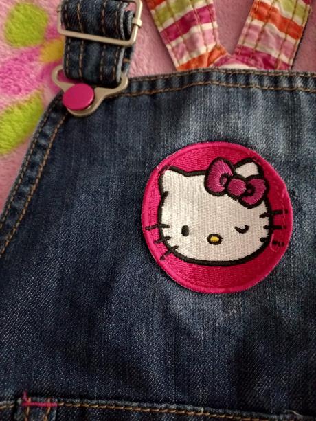 Rifľové šaty hello kitty 80, h&m,80