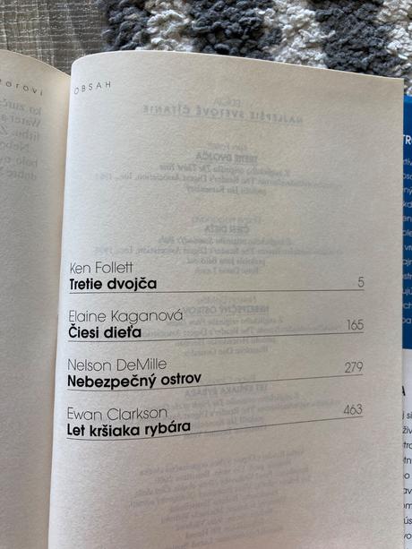 Čiesi dieťa, tretie dvojča, let kršiaka rybára...,