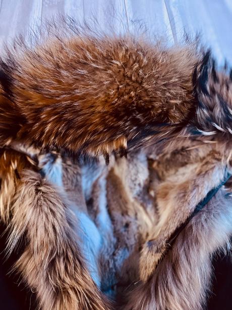 Parka s pravou hustou kozusinou, m