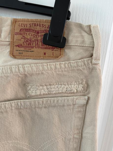 Levi's 501 vintage béžové bavlna,, levis,l