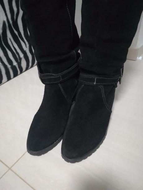 Čižmy brusená koža vl 38, 38