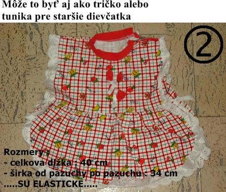 Pekne ovocne tričko - tunika, 104