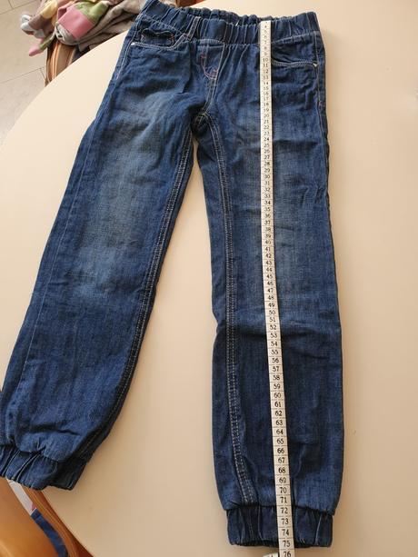 Podšité rifle na gumku, palomino,128