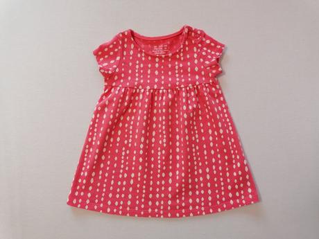 Bielo-cervene bavlnene saty, f&f,74