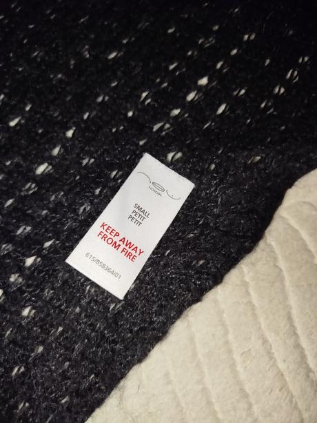 Čierny asymetrický kardigan new look, new look,s