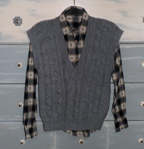 Pulóver + flanelová košeľa + vesta grátis veľ.146, 146