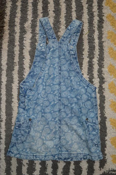 Riflové vzorované šaty 110/116, f&f,110