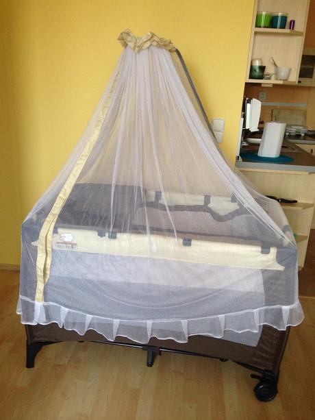 Skladacia cestovná detská postieľka , šírka (cm): 65,dĺžka (cm): 120