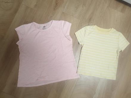 2x pasikave tricka h&m 134/140 top stav, h&m,134