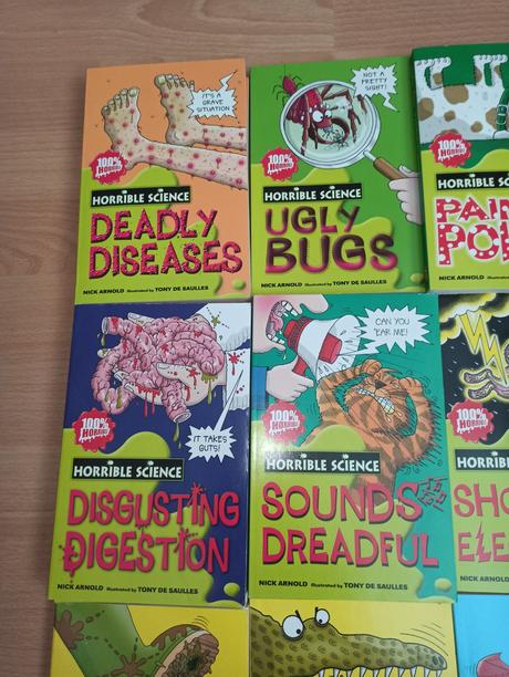 Horrible science aj jednotlivo, 