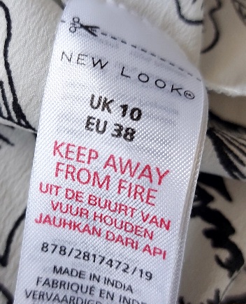 Čiernobiele šaty new look, new look,38