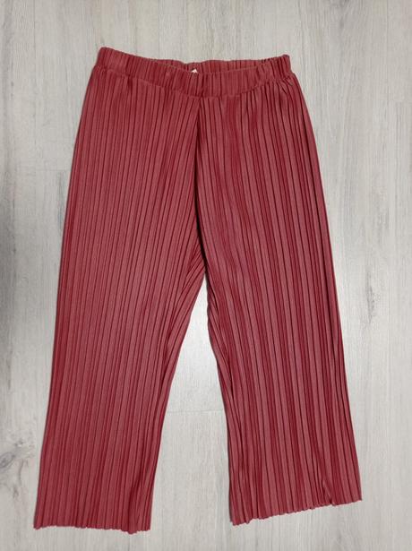 Široké plysovane nohavice, lindex,134