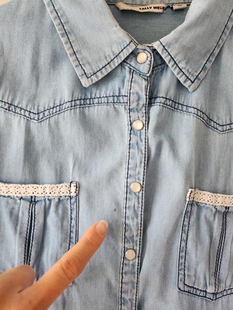 Rifľová košeľa 38, tally weijl,38