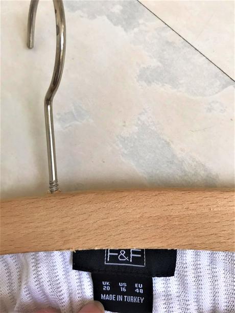 Voľné dlhšie zvonové tričko, f&f,xl