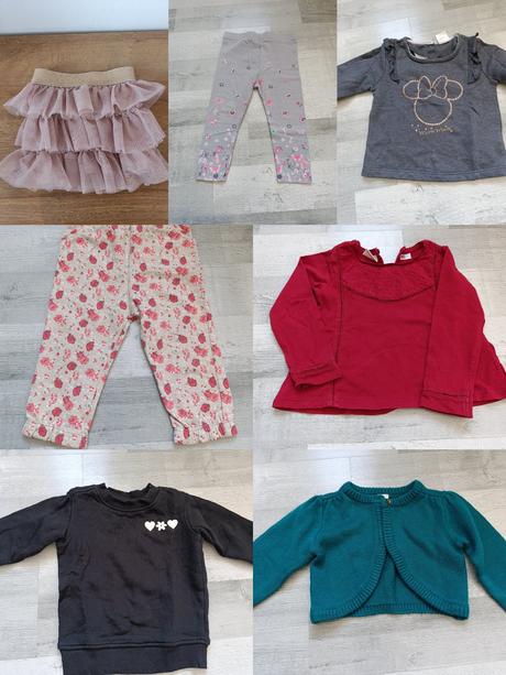 Balík oblečenia velkosť 80, 68–80