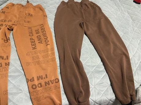 2x tepláky a 3x tričko dres, h&m,146