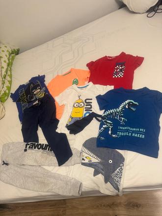 Balík 104, nohavice, tepláky ,tričká, 104–116