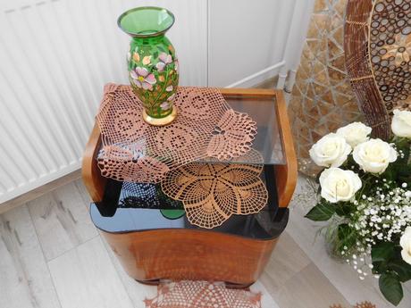 Háčkované hnedé, 