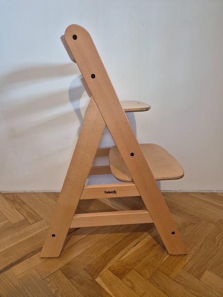 Drevena rastuca stolicka + bouncer, hauck