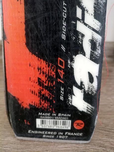 Lyže rossignol / 140 cm / viazanie tecno pro, rossignol,140-149 cm