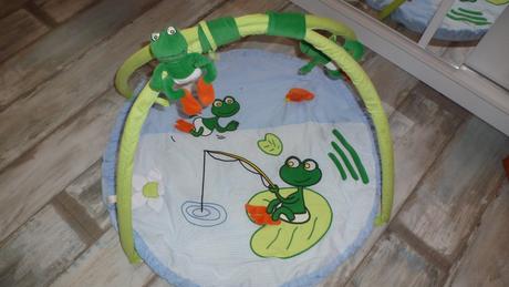 Hracia podložka žabková,
