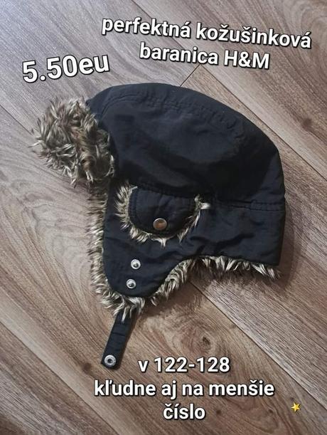 Kožušinková baranica h&m, h&m,122