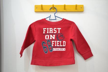 Detská červená mikina 86, 86