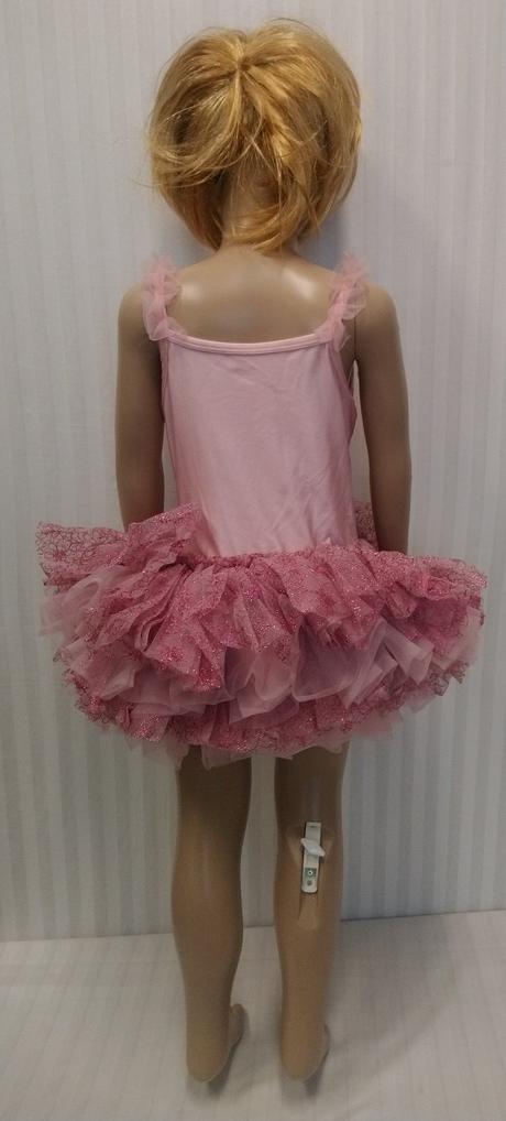 Ružový tanečný tricot, kostým, disney, 122-128, 