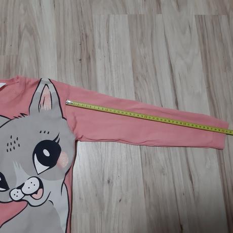 Svetrík s potlačou mačičky, h&m,122