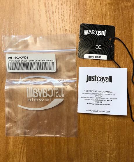 Náušnice just cavalli, roberto cavalli