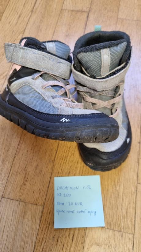 Turisticke topanky decathlon, quechua,32