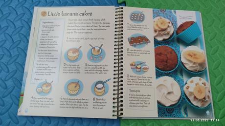 Children's book of baking cakes,