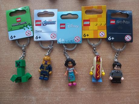 Lego kľúčenky,