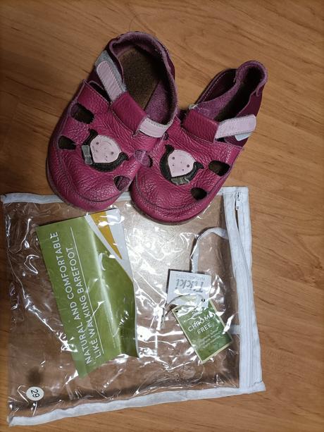 Tikki kožené sandálky s dievčatkom barefoot, tikki,29