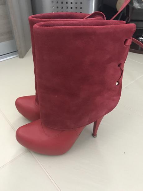 Dámske kožené cizmicky, 38