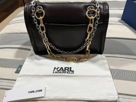 Kabelka hnedá zn. karl lagerfeld, karl lagerfeld