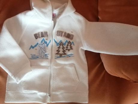 Detska mikina biela, cactus clone,92