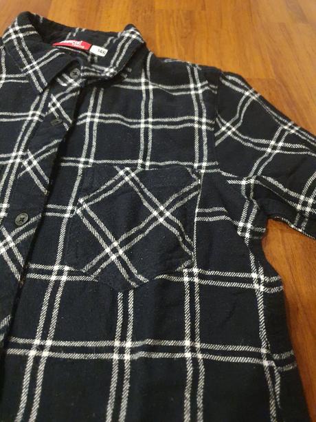 Teplá dlhá košeľa flanelová - veľ. 146, pepperts,146