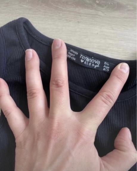 Čierne dievčenske tielko, terranova,128