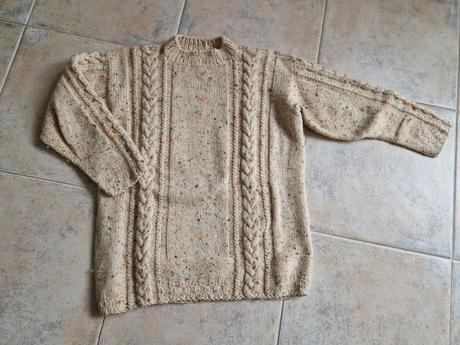 Sveter horčicova pletený m,l,xl, m