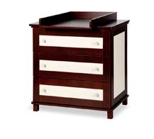 Komoda kolonial orech-biela,