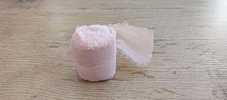 Ozdobná stuha pastel - 40 mm - losos - balenie 5 m,