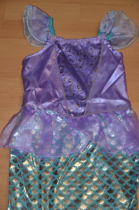 Kostým šaty malá morská panna víla ariel + doplnky, 