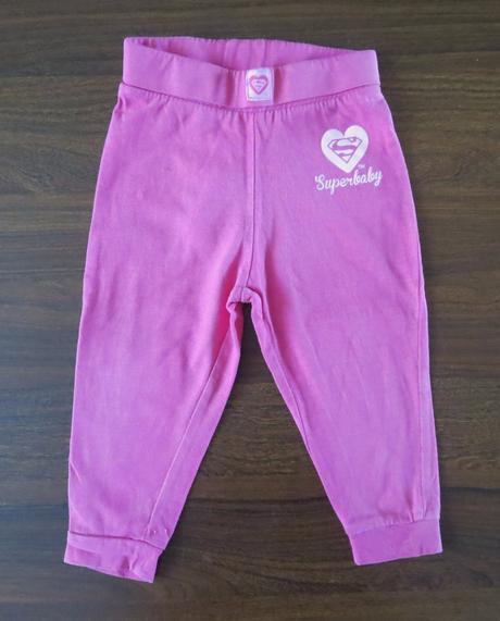 Ružové tepláky "superbaby", 68